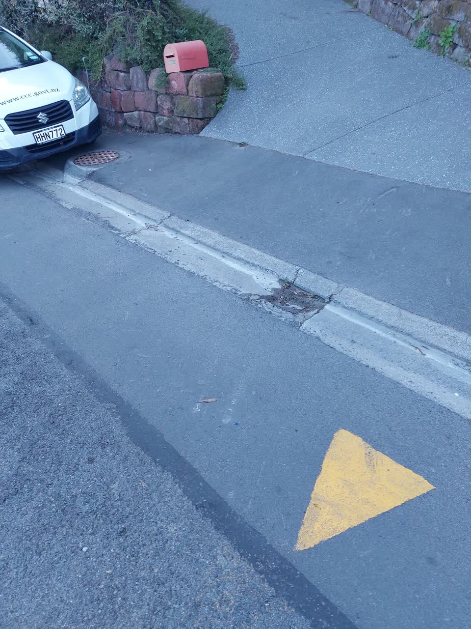 The photograph attached to this wastewater/stormwater report