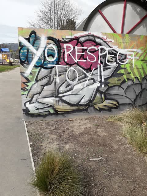 Graffiti, a report photo