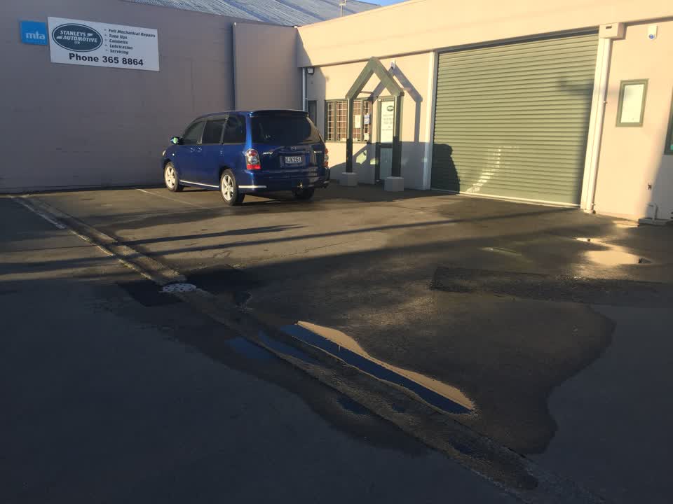 The photograph attached to this wastewater/stormwater report