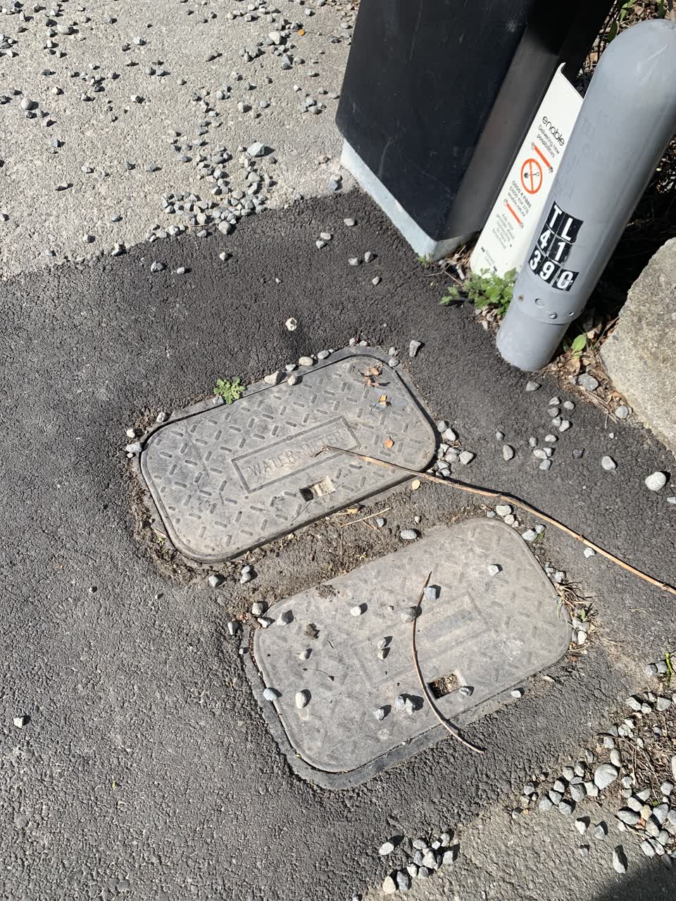 The photograph attached to this wastewater/stormwater report