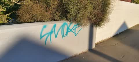 Graffiti, a report photo