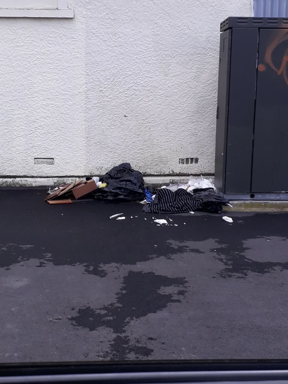 The photograph attached to this rubbish/recycling report