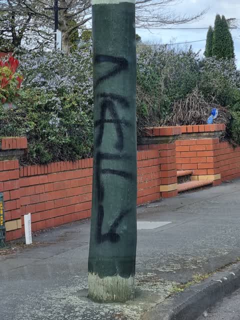 Graffiti, a report photo