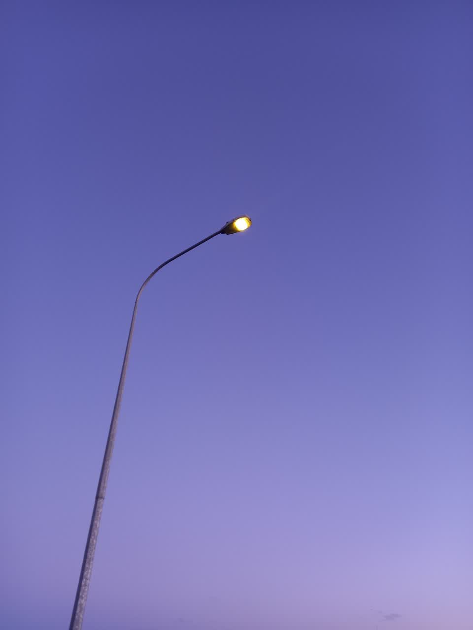 The photograph attached to this street light outage report