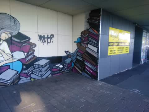 Graffiti, a report photo