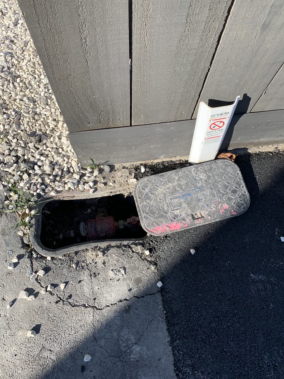 The photograph attached to this water supply report