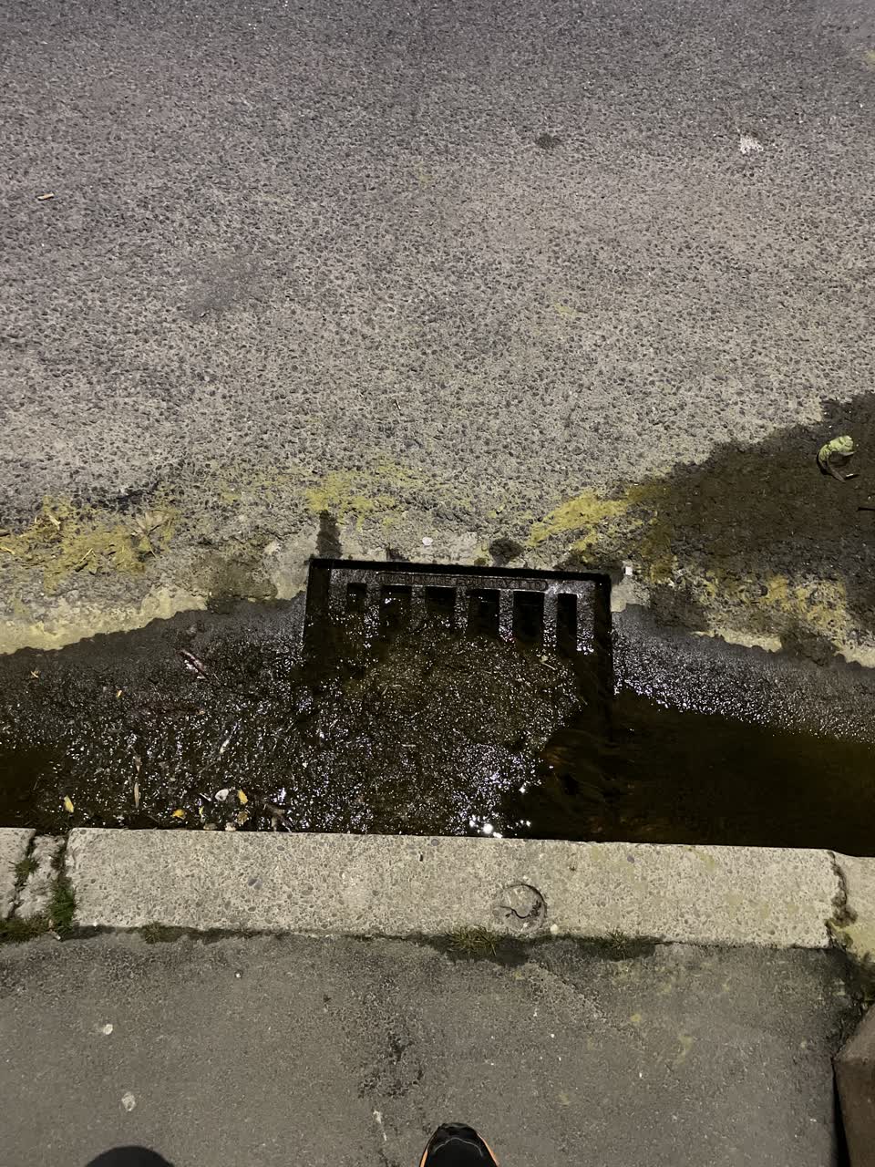 The photograph attached to this wastewater/stormwater report
