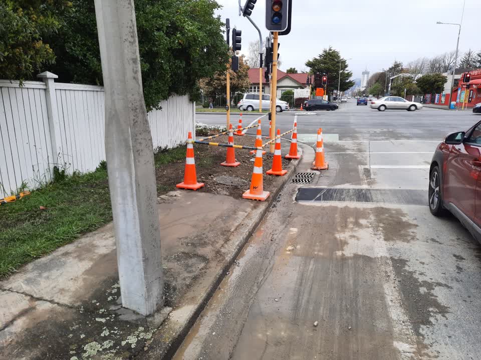 The photograph attached to this wastewater/stormwater report