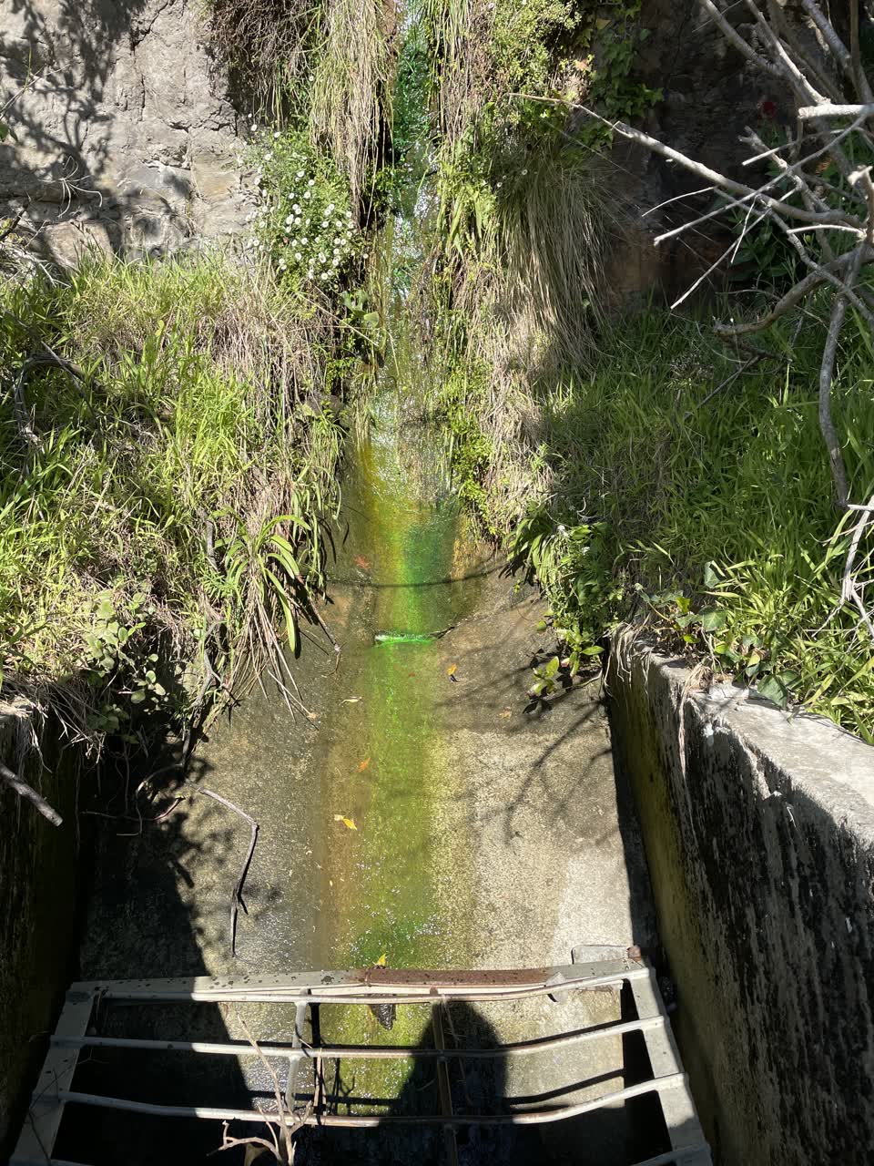 The photograph attached to this wastewater/stormwater report