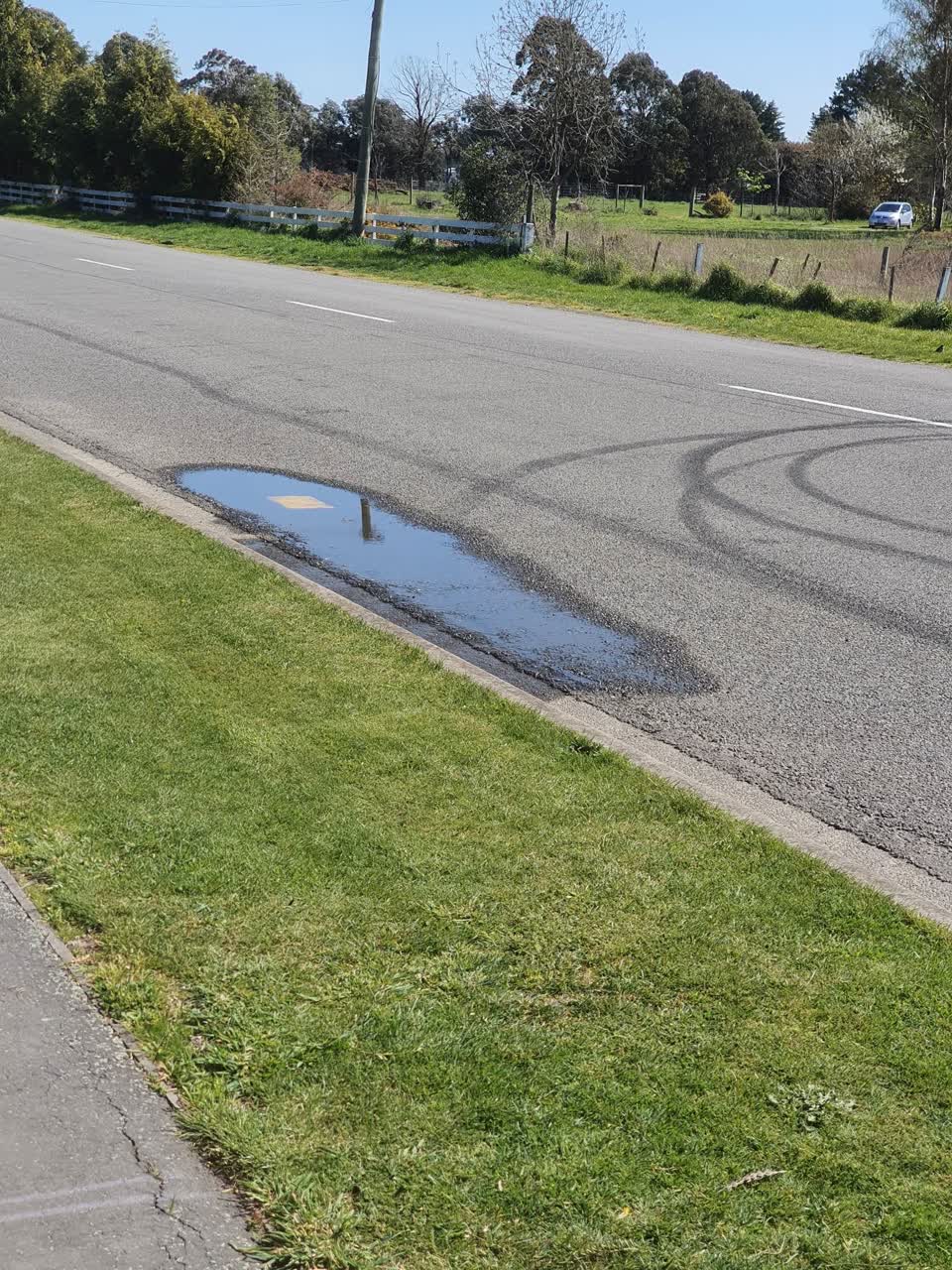 The photograph attached to this water supply report