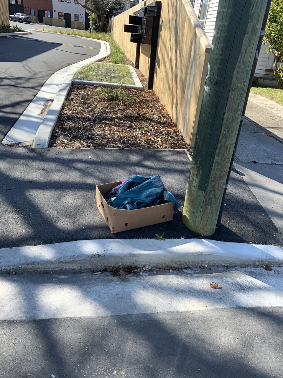 The photograph attached to this rubbish/recycling report