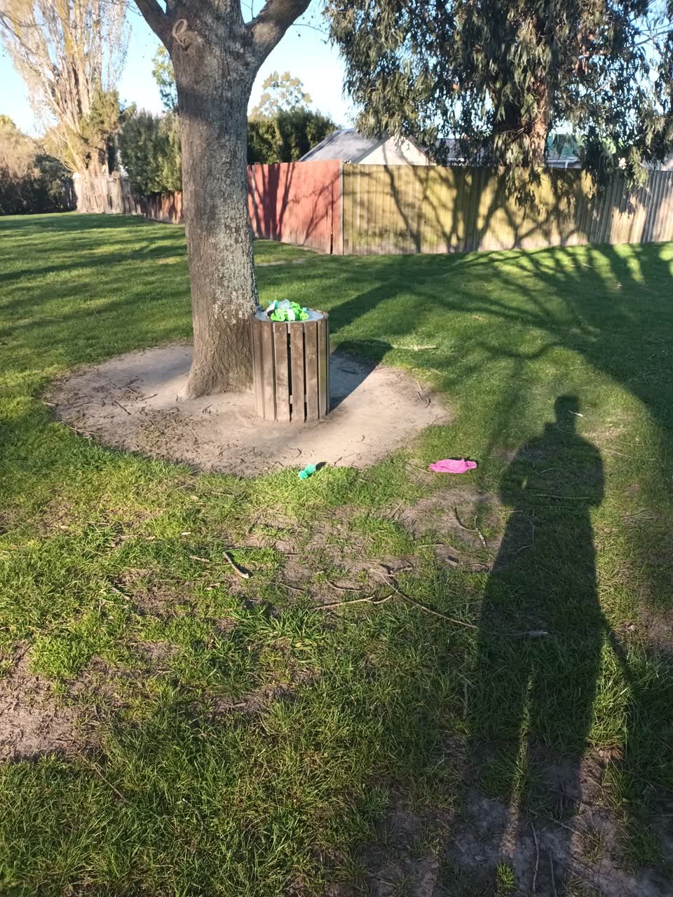 The photograph attached to this parks report
