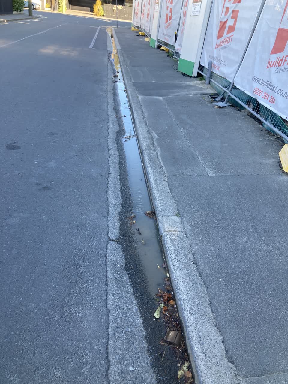 The photograph attached to this wastewater/stormwater report