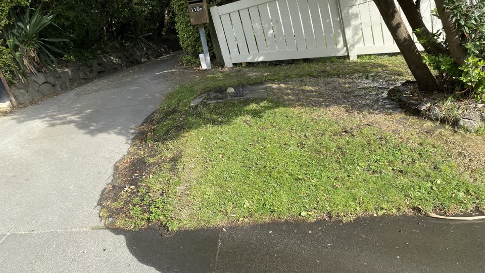 The photograph attached to this flooding report