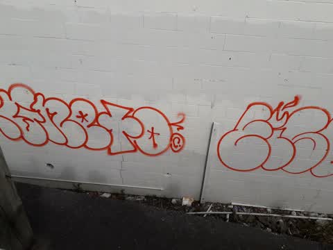 Graffiti, a report photo