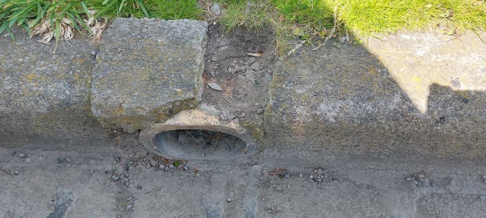 The photograph attached to this wastewater/stormwater report