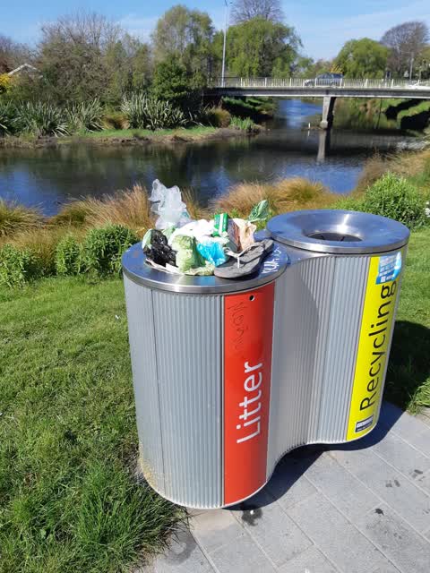 Rubbish/Recycling — a report photo