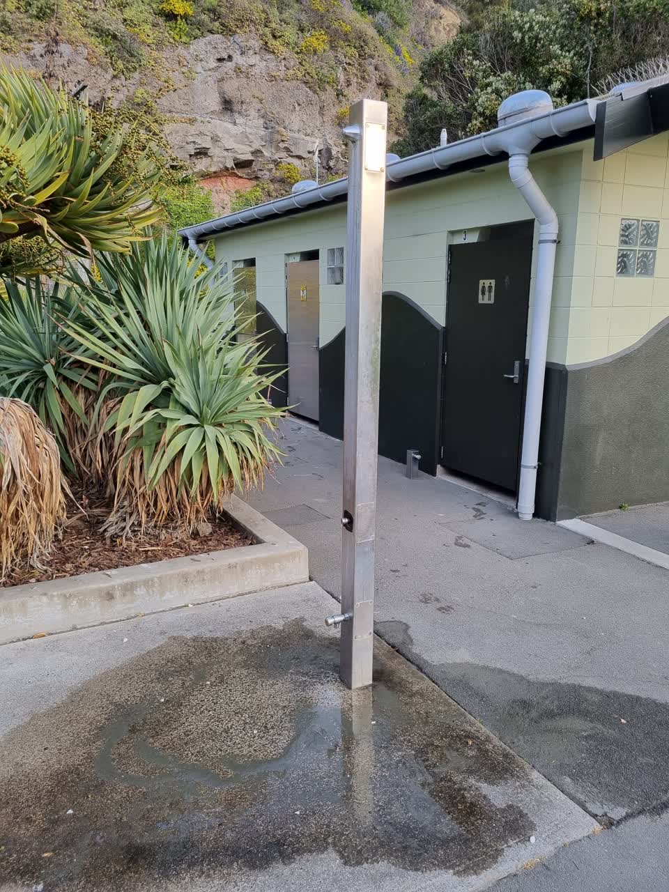 The photograph attached to this water leak report