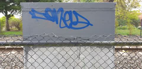 Graffiti, a report photo