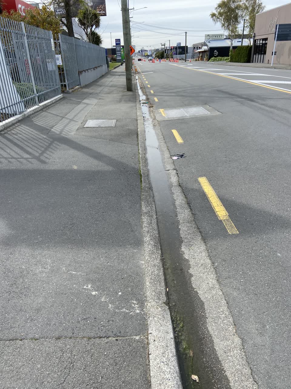 The photograph attached to this water leak report
