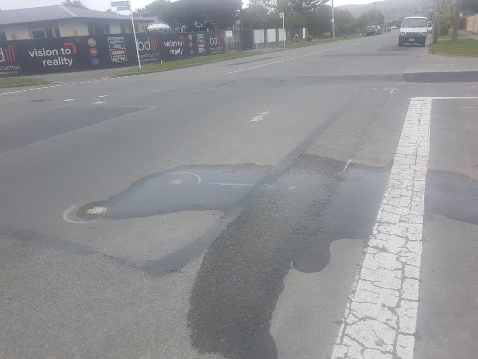 The photograph attached to this water leak report