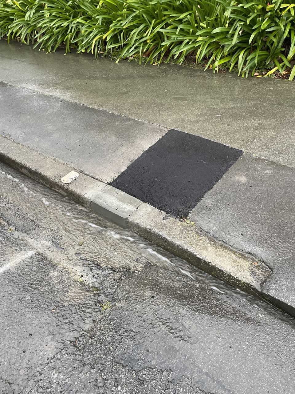The photograph attached to this wastewater/stormwater report