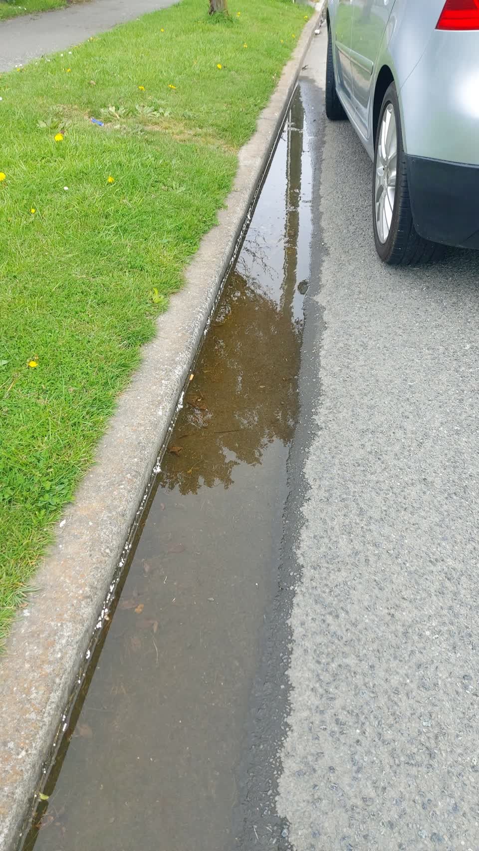 The photograph attached to this wastewater/stormwater report