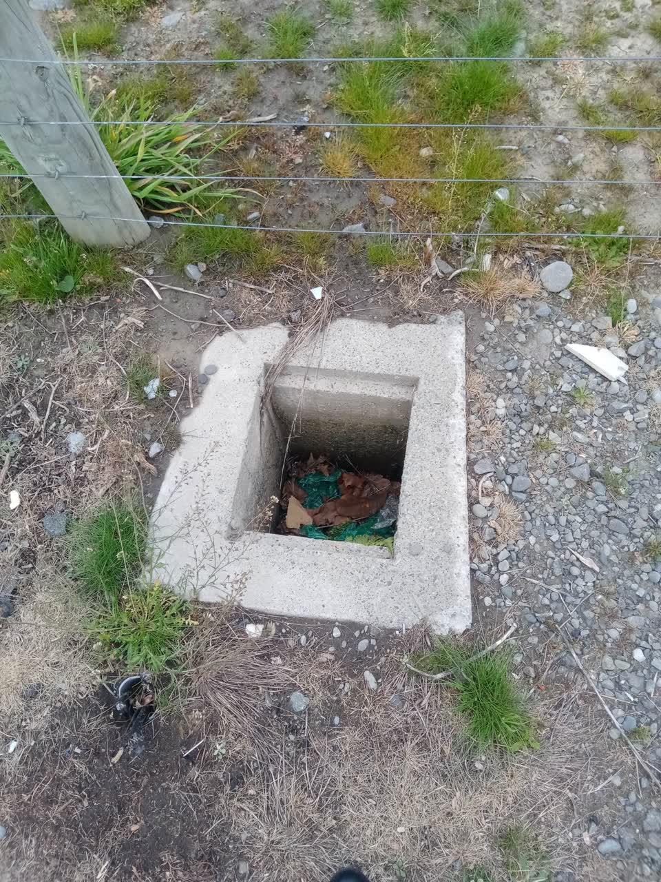 The photograph attached to this wastewater/stormwater report