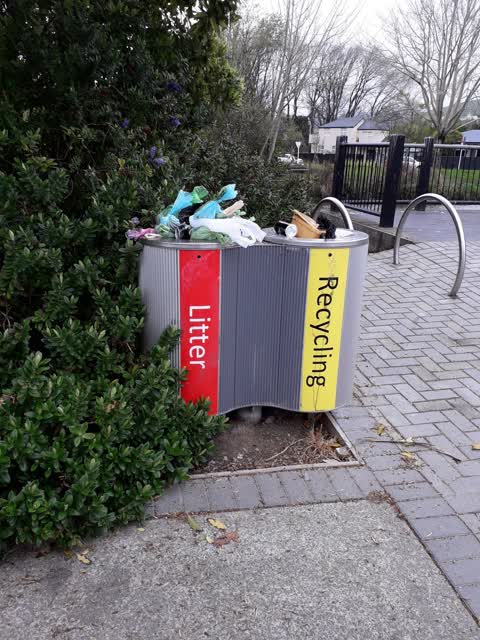 Rubbish/Recycling — a report photo