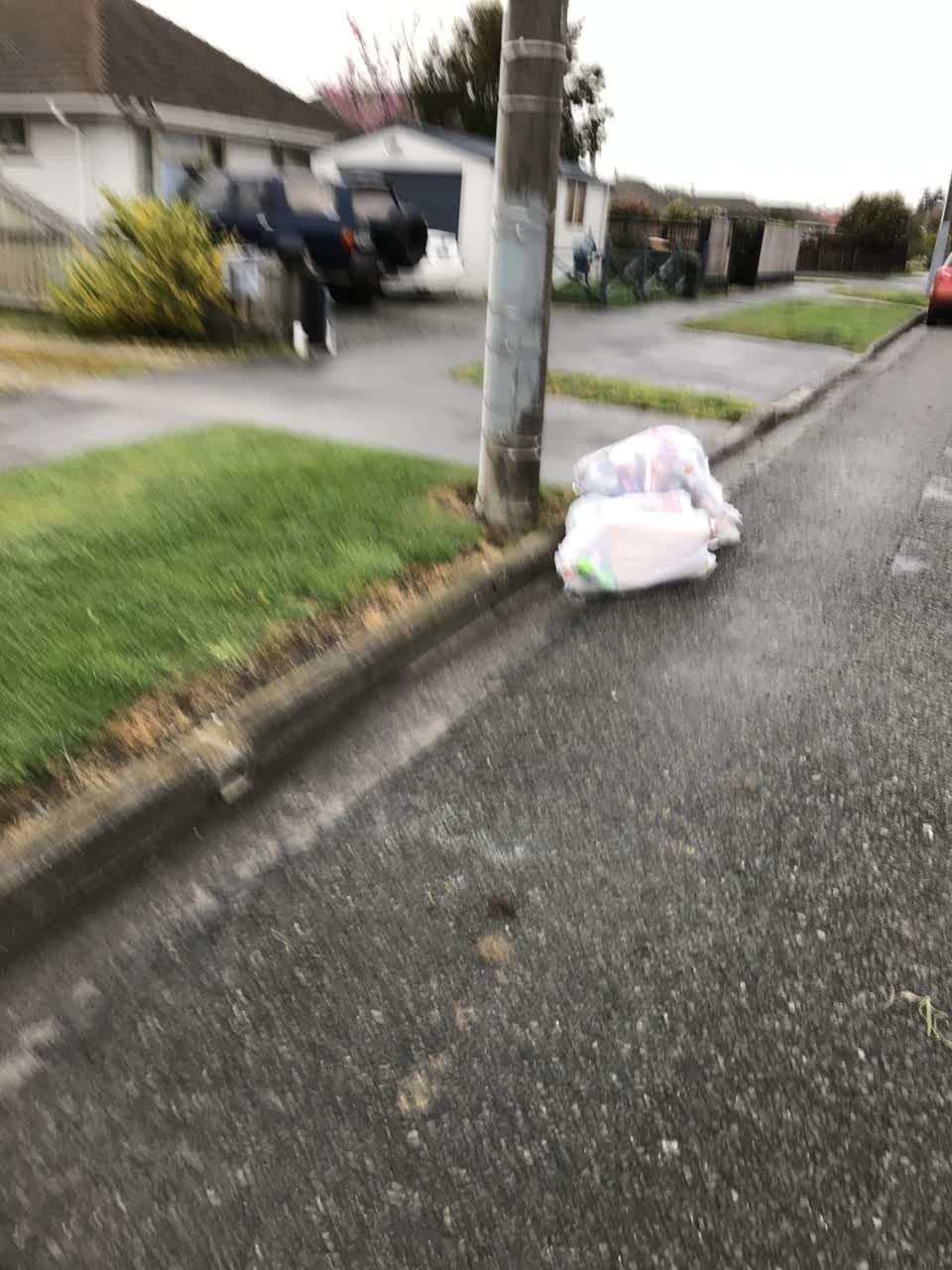 The photograph attached to this rubbish/recycling report