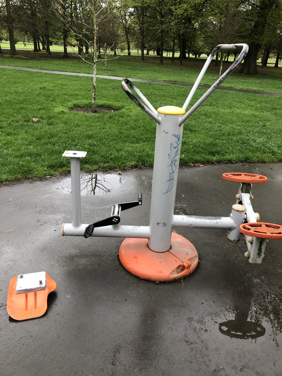 The photograph attached to this parks report
