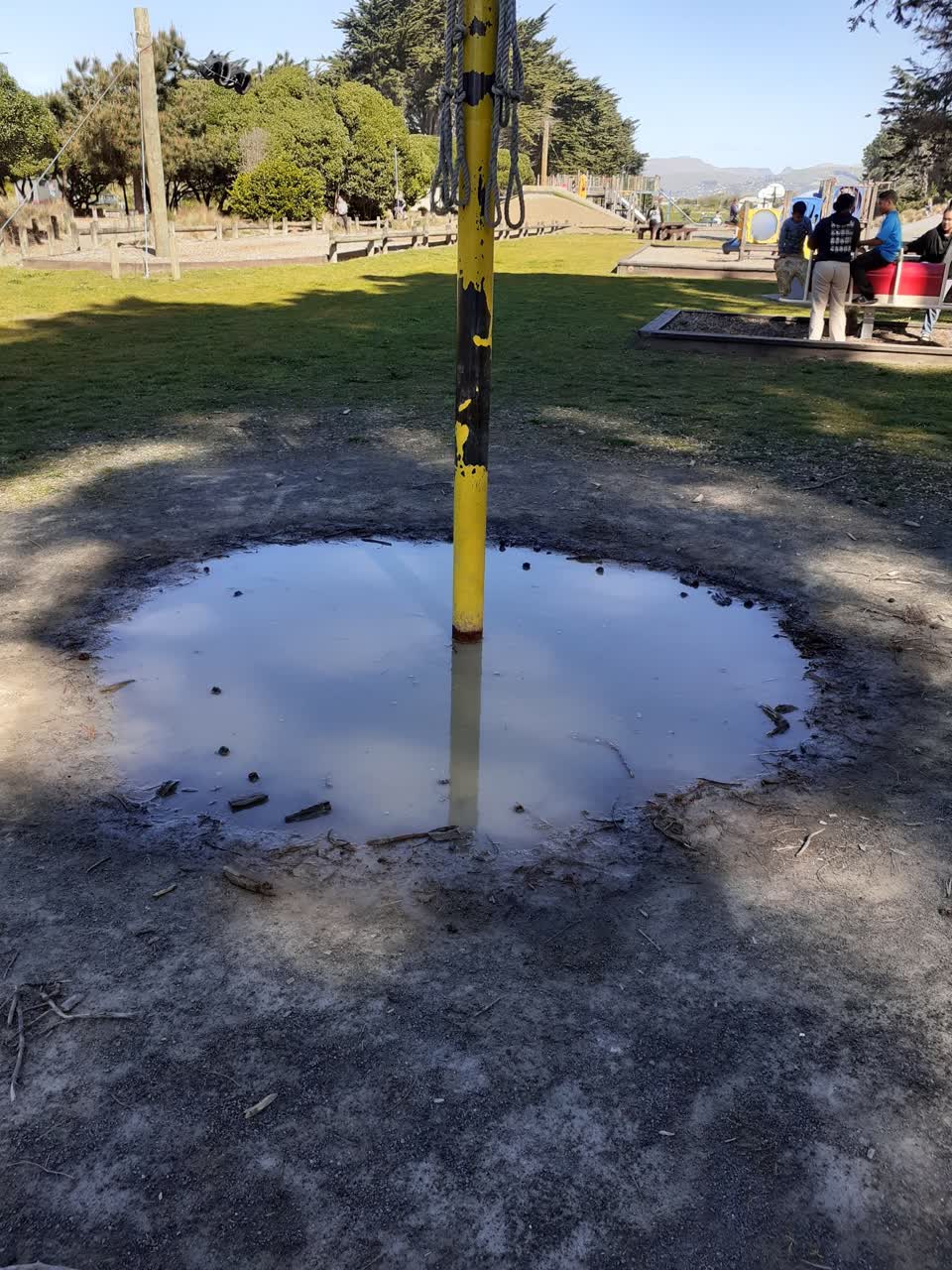 The photograph attached to this parks report