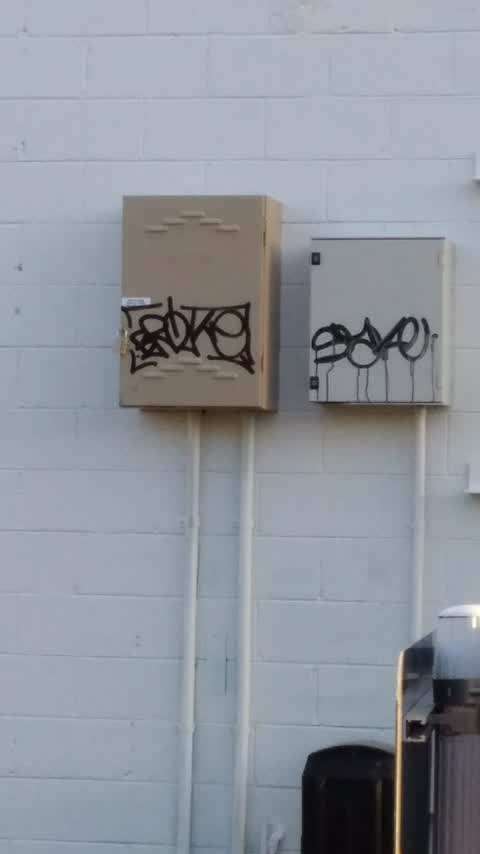 Graffiti, a report photo