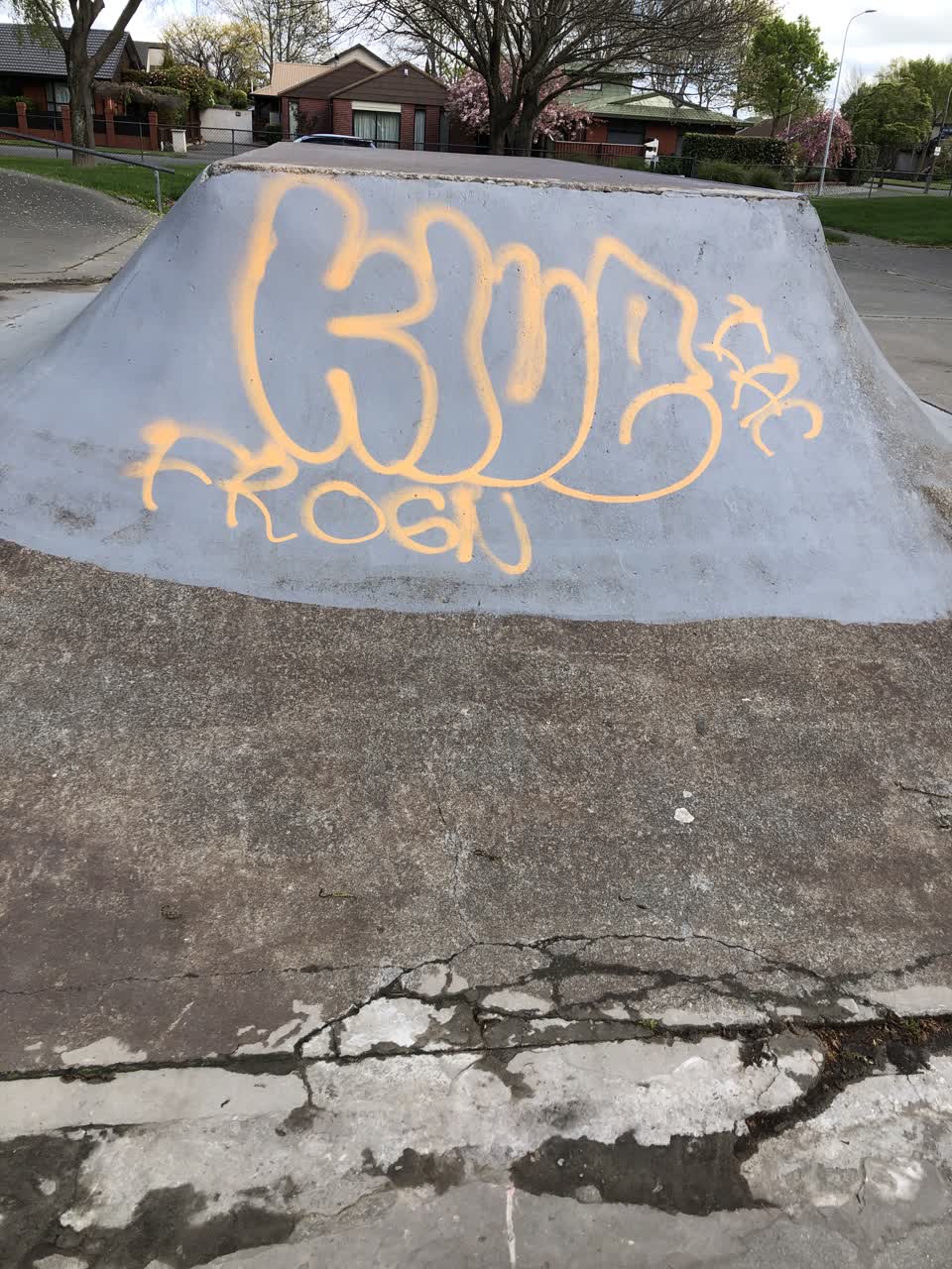 The photograph attached to this parks report
