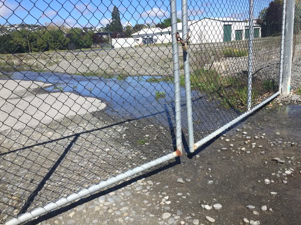 The photograph attached to this water leak report