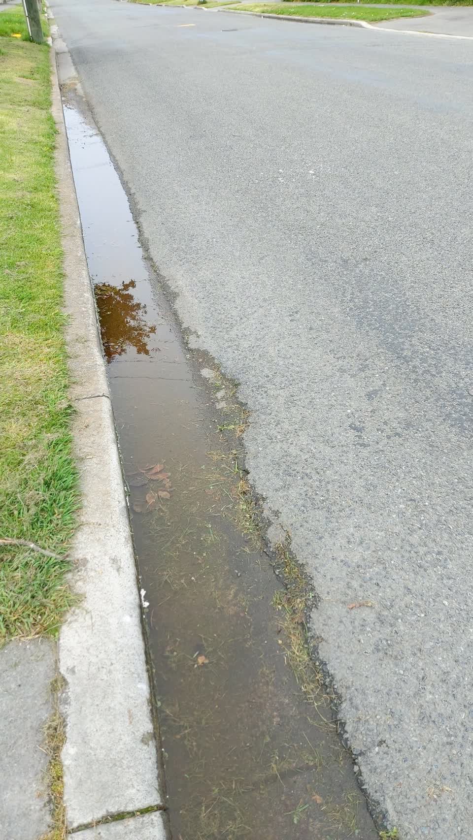 The photograph attached to this flooding report