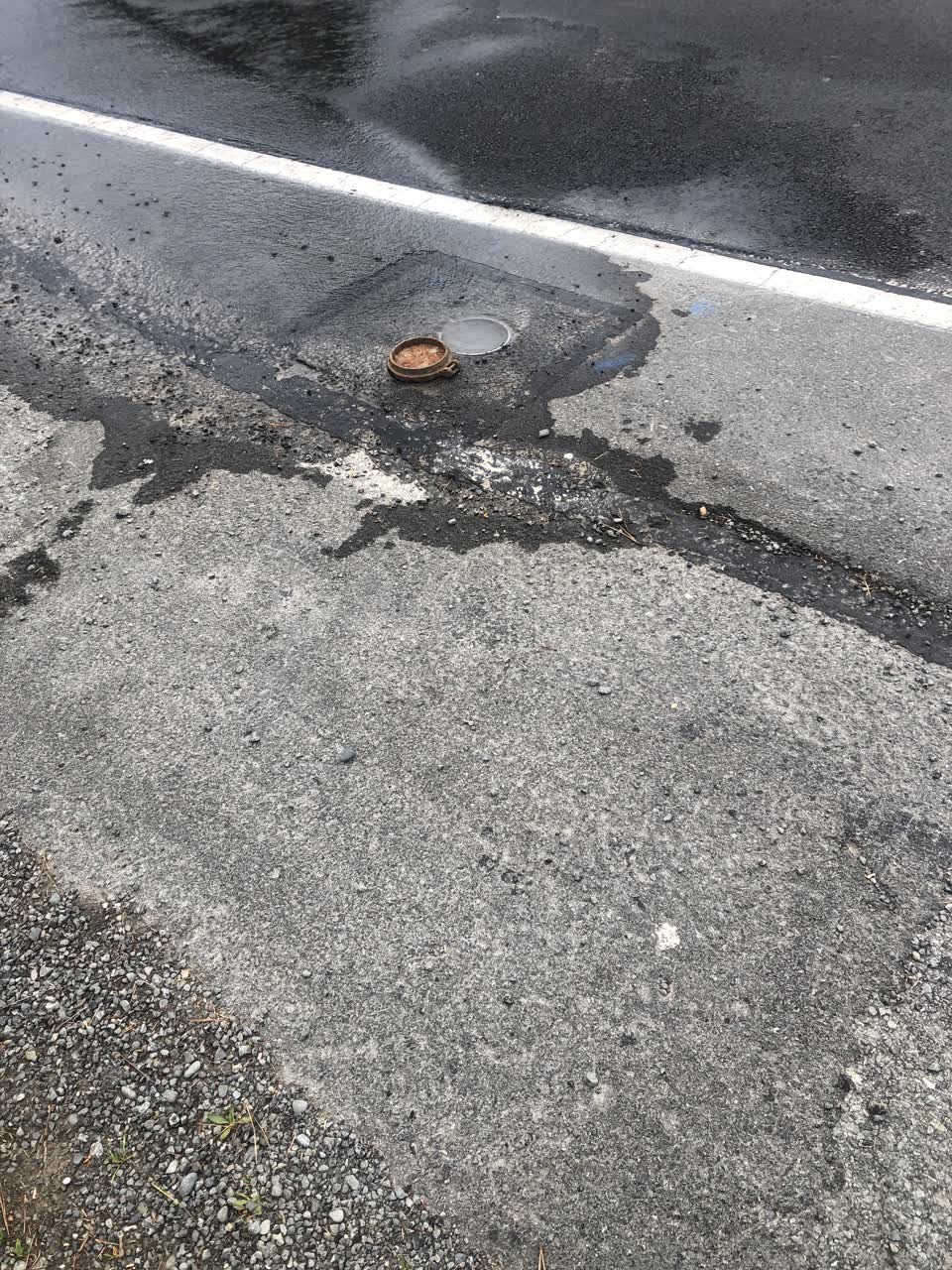 The photograph attached to this flooding report