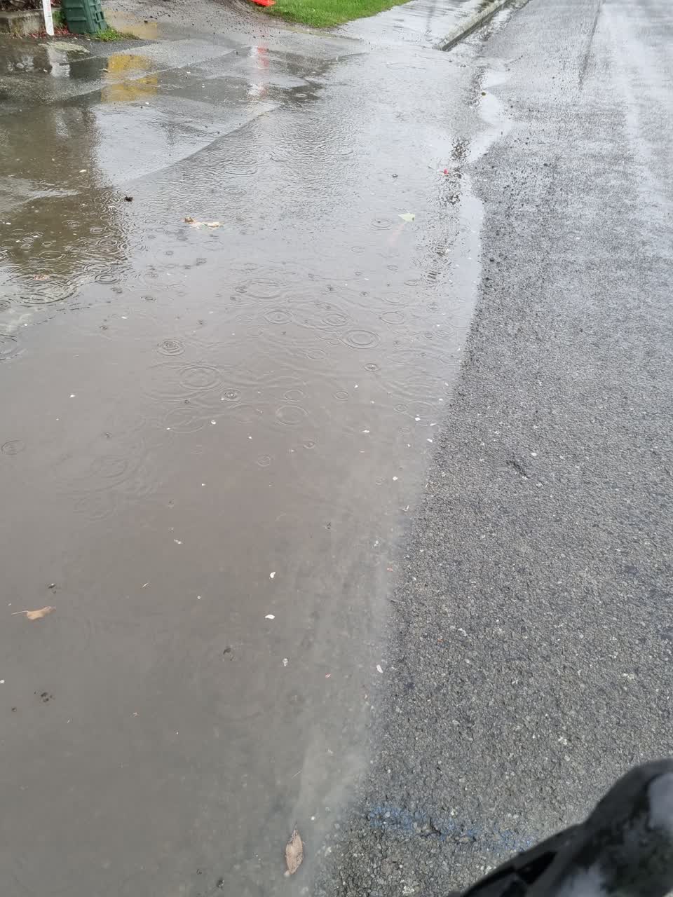 The photograph attached to this wastewater/stormwater report