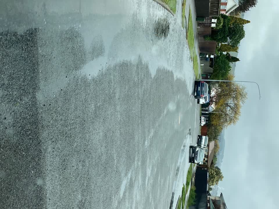 The photograph attached to this flooding report