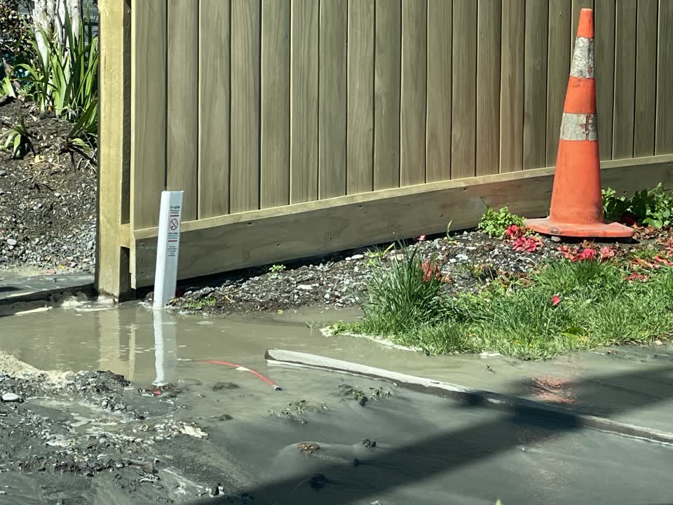 The photograph attached to this water supply report
