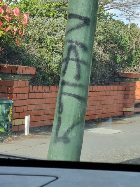 Graffiti, a report photo