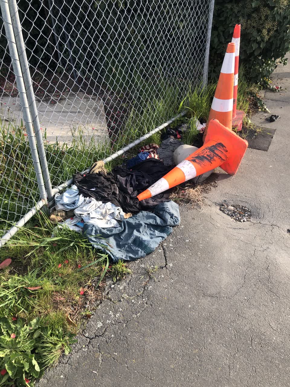 The photograph attached to this rubbish/recycling report