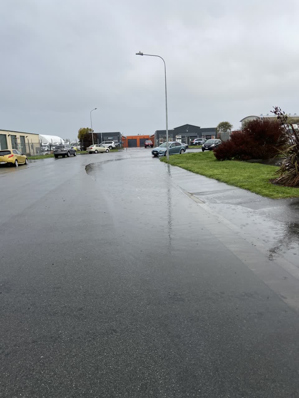 The photograph attached to this wastewater/stormwater report