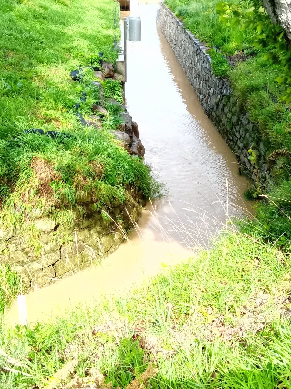 The photograph attached to this wastewater/stormwater report