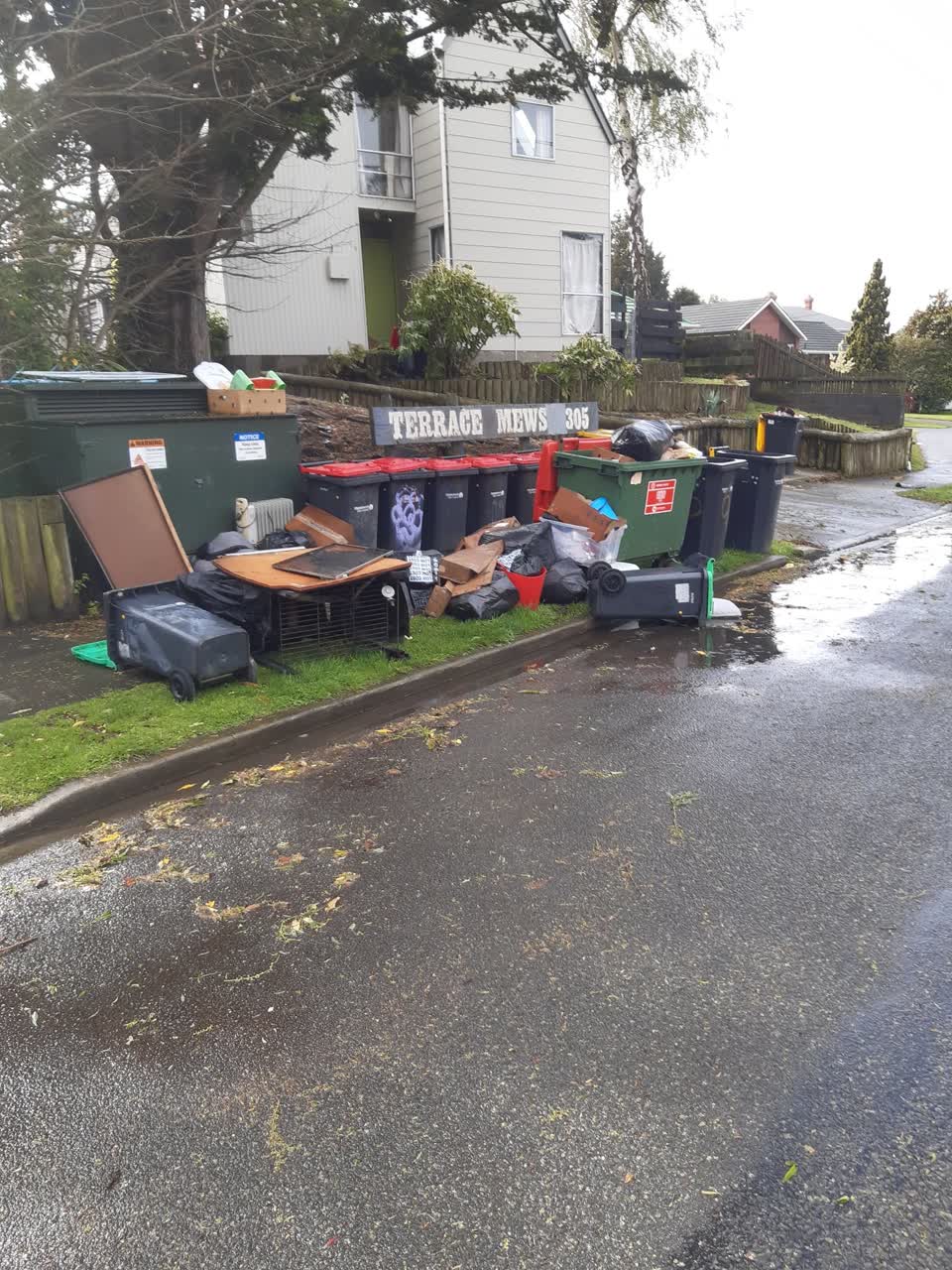 The photograph attached to this rubbish/recycling report