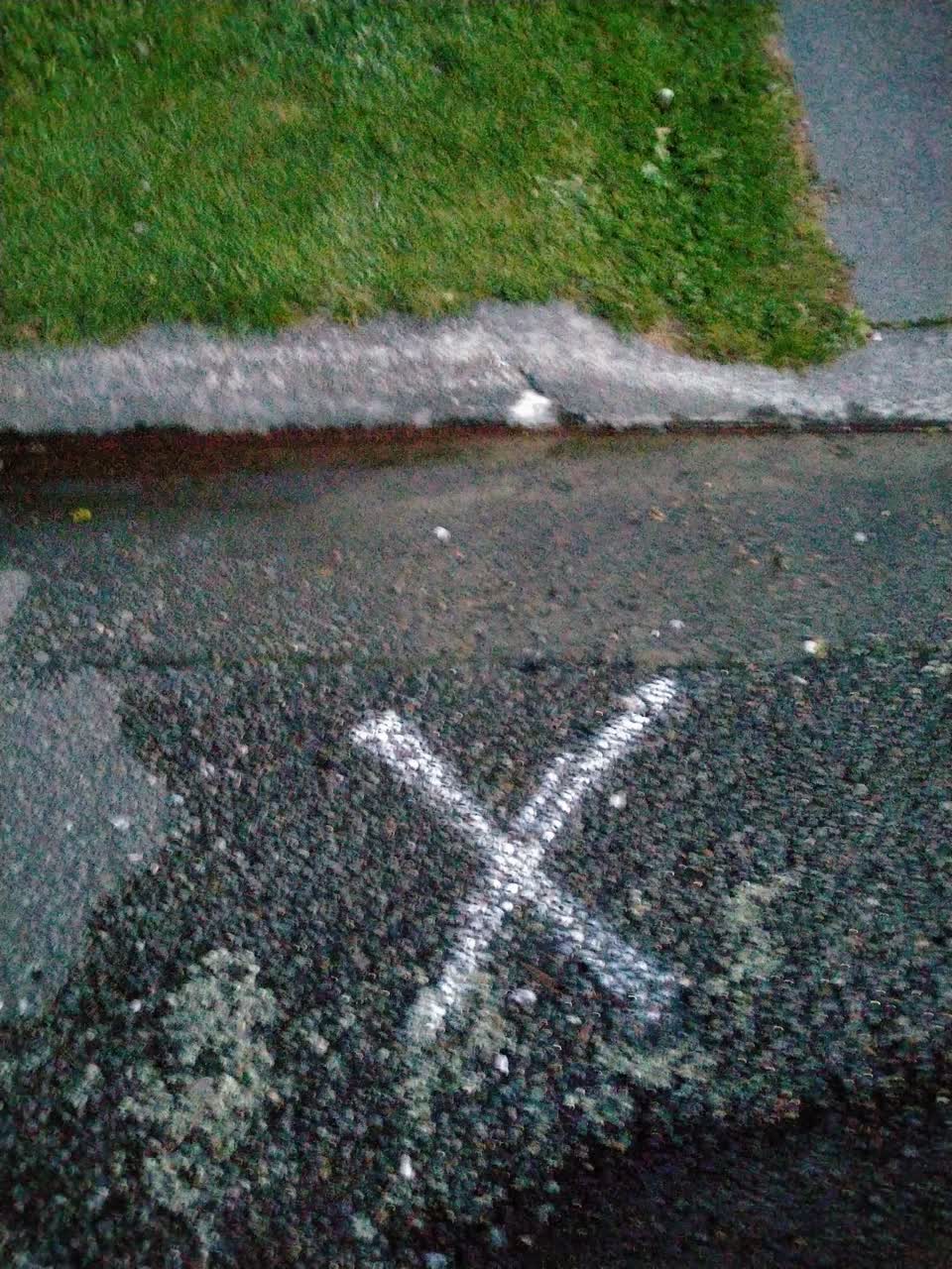 The photograph attached to this water leak report