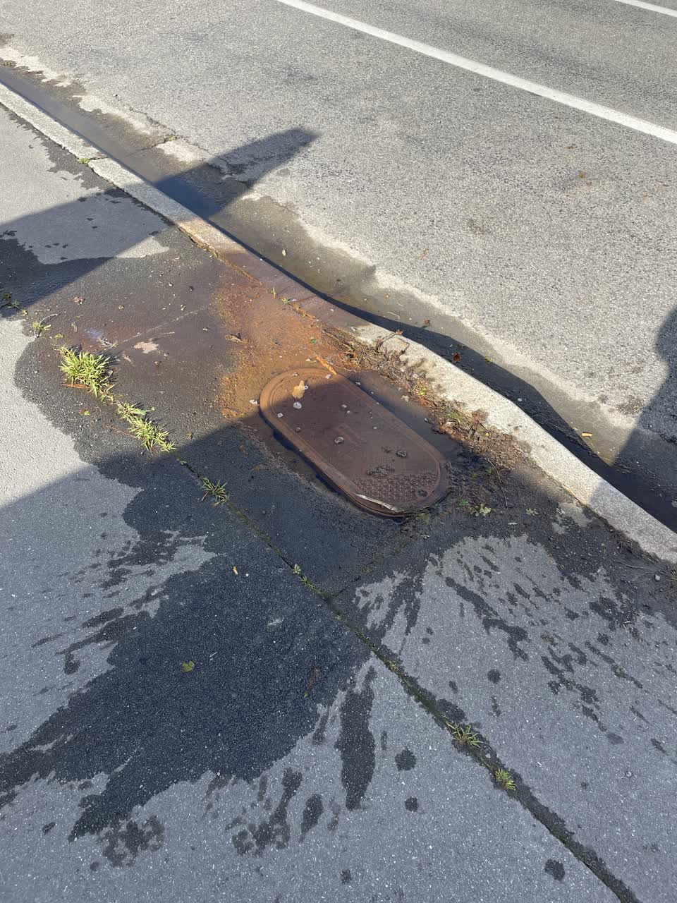 The photograph attached to this wastewater/stormwater report