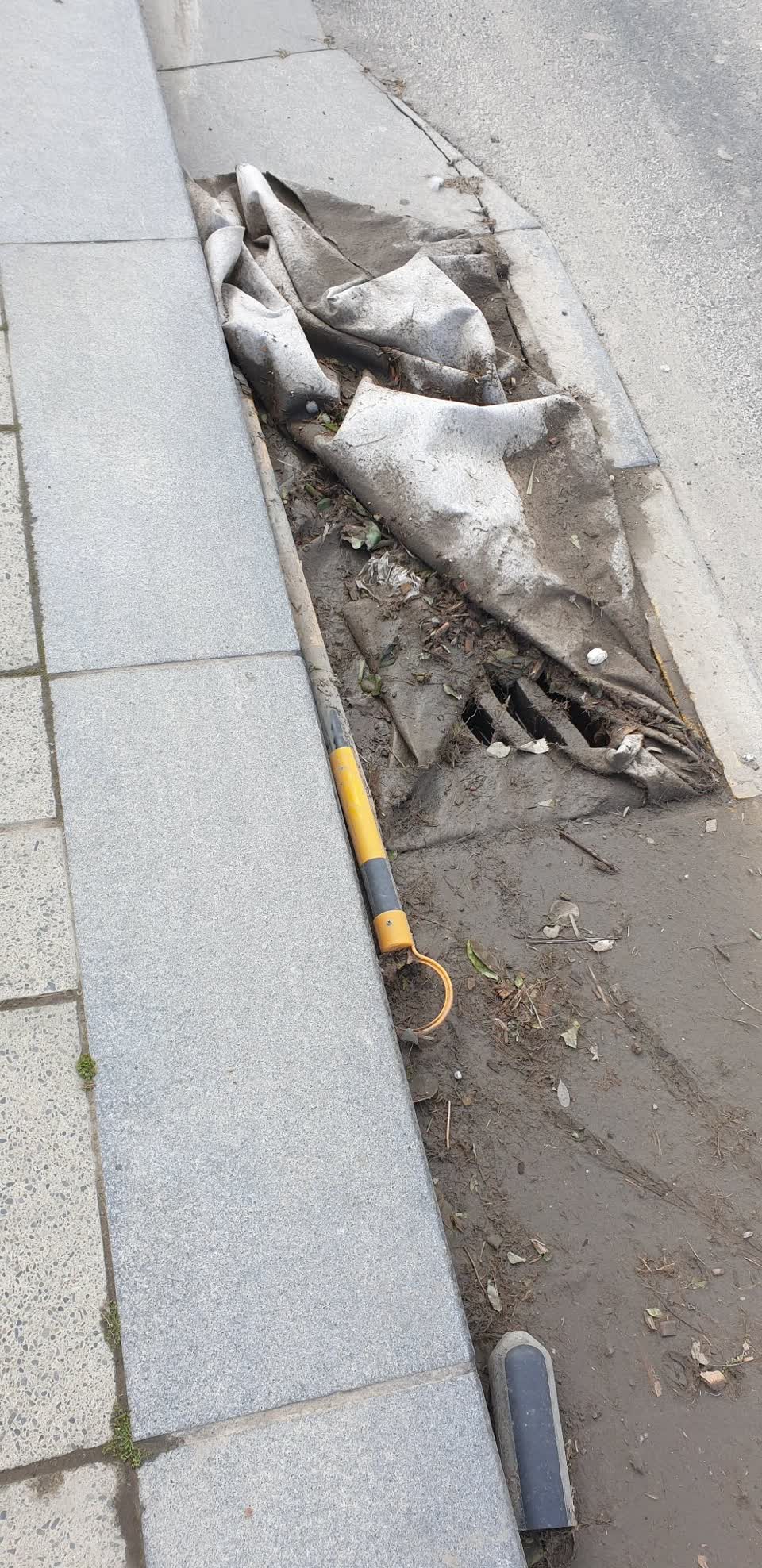 The photograph attached to this wastewater/stormwater report