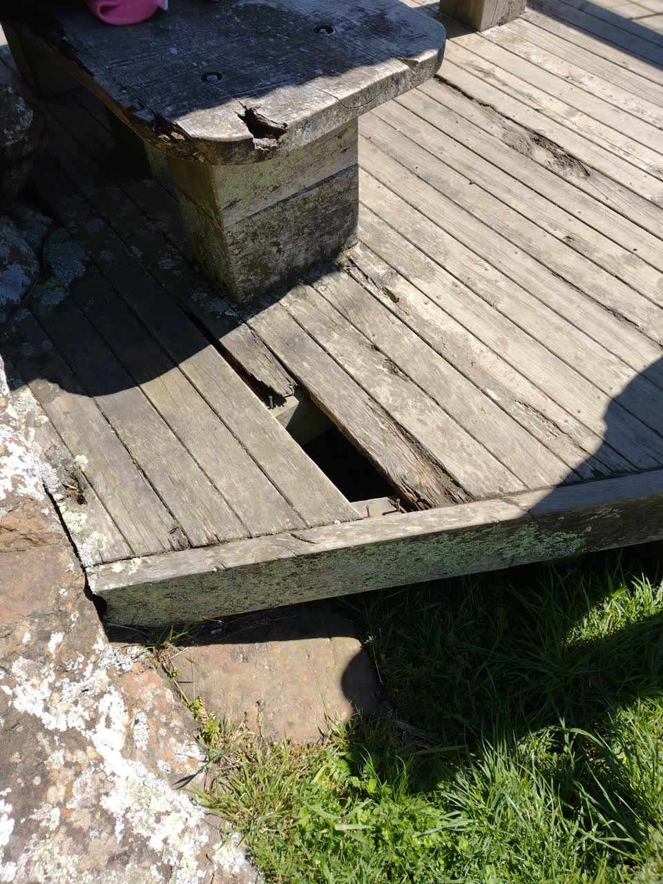 The photograph attached to this parks report