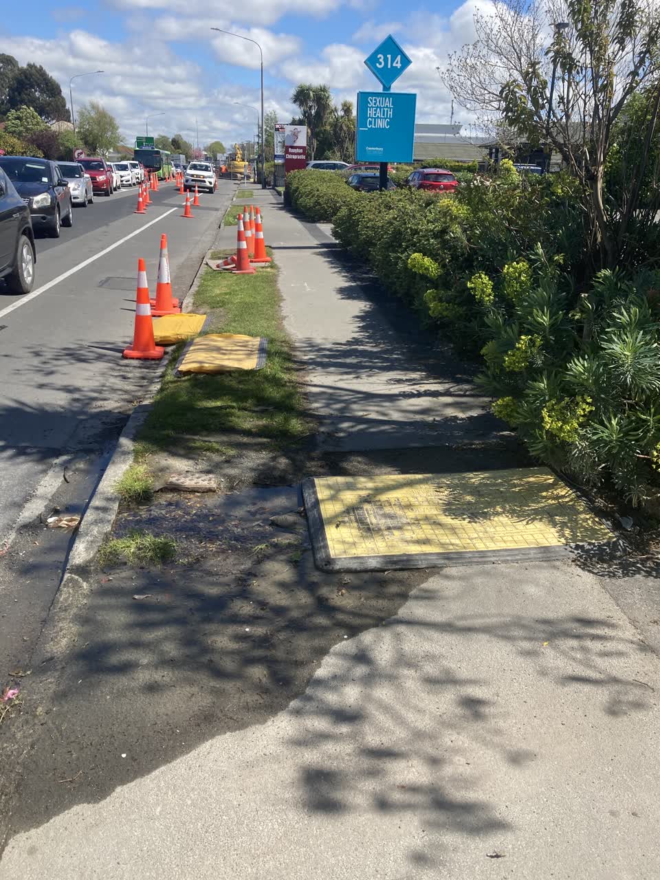 The photograph attached to this water leak report